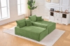 Picture of ASHFORD Fabric Sectional Compressed Sofa (Green)