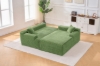 Picture of ASHFORD Fabric Sectional Compressed Sofa (Green)