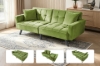 Picture of LUMI Convertible Sofa Bed with Adjustable Split-Back (Green)