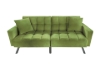 Picture of LUMI Convertible Sofa Bed with Adjustable Split-Back (Green)