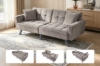Picture of LUMI Convertible Sofa Bed with Adjustable Split-Back (Grey)