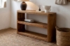 Picture of LUMBER 140 2-Tier Reclaimed Pine Wood Console Table