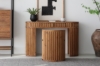 Picture of RILMOND Reclaimed Pine Wood Desk and Barrel Stool Set
