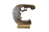 Picture of 650-045 Solid Teak Wood Rustic Decorative Sculpture (25cmx38cm)