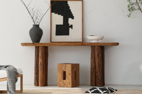 Picture of LUMBER 180 Reclaimed Pine Wood Console Table
