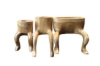 Picture of 650-051 Solid Teak Wood Decorative Trays - Set of 3
