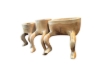 Picture of 650-051 Solid Teak Wood Decorative Trays - Set of 3