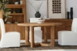 Picture of LUMBER Reclaimed Pine Wood Round Dining Table - D120