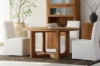 Picture of LUMBER D120/D150 Reclaimed Pine Wood Round Dining Table