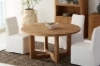 Picture of LUMBER D120/D150 Reclaimed Pine Wood Round Dining Table