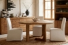 Picture of LUMBER D120/D150 Reclaimed Pine Wood Round Dining Table