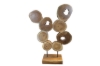Picture of 650-046 Solid Teak Wood Multi-Step Decorative Sculpture(55cmx73cm)