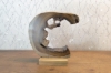 Picture of 650-045 Solid Teak Wood Rustic Decorative Sculpture (25cmx38cm)