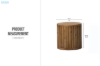 Picture of RILMOND Reclaimed Pine Wood Round Stool/Side Table
