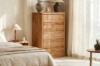 Picture of LUMBER Reclaimed Pine Wood 5-Drawer Tallboy
