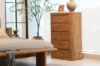 Picture of LUMBER Reclaimed Pine Wood 5-Drawer Tallboy