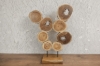 Picture of 650-046 Solid Teak Wood Multi-Step Decorative Sculpture(55cmx73cm)