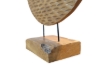 Picture of 650-040 Round Carving Decor Solid Teak Wood Sculpture (40cmx51cm)