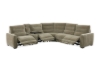 Picture of HIGHLAND Dual Motor Power Reclining Sectional Sofa with Storage Console & Swivel Tray Table & Bluetooth Speaker & USB, Type-C Ports - Water Resistant