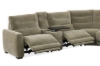 Picture of HIGHLAND Dual Motor Power Reclining Sectional Sofa with Storage Console & Swivel Tray Table & Bluetooth Speaker & USB, Type-C Ports - Water Resistant
