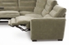 Picture of HIGHLAND Dual Motor Power Reclining Sectional Sofa with Storage Console & Swivel Tray Table & Bluetooth Speaker & USB, Type-C Ports - Water Resistant