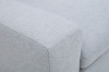 Picture of SPLENDOR Feather-Filled Fabric Modular Corner Sofa (Grey)