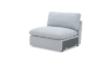 Picture of SPLENDOR Feather-Filled Fabric Modular Corner Sofa (Grey)