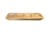 Picture of 650-038 Solid Teak Wood 4-Compartment Bowl (49cmx13cm)
