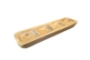 Picture of 650-038 Solid Teak Wood 4-Compartment Bowl (49cmx13cm)