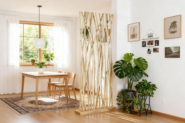 Picture of WILDBRANCH 200x80cm Teak Wood Decorative Screen