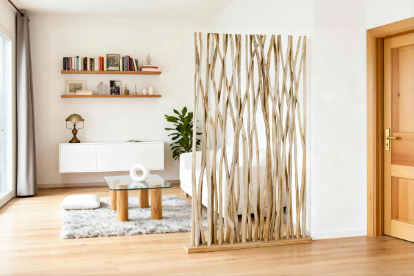 Picture of WILDBRANCH 200x120cm Teak Wood Decorative Screen