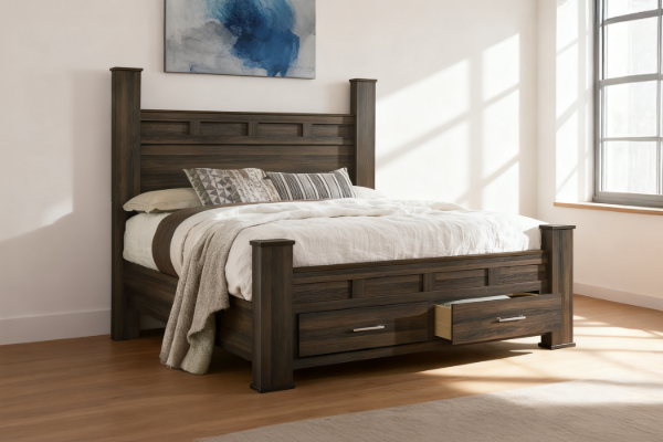 Picture of MORNINGTON Bed Frame with Drawers in Queen Size