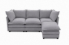 Picture of MELLOW Modular Sectional Sofa Range (Grey) - 2PC Combo Set (LAF Aamchair + RAF Armchair)