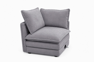 Picture of MELLOW Modular Sectional Sofa Range (Grey) - Left Facing Armchair