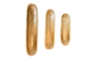 Picture of 650-033/034/035 Solid Teak Wood Oval Ship Bowl in 3 Sizes