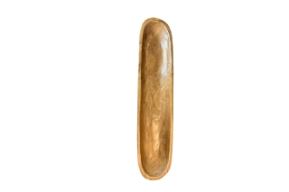 Picture of 650-033 Solid Teak Wood Oval Ship Bowl (60cmx14cm)