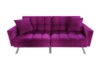 Picture of LUMI Convertible Sofa Bed with Adjustable Split-Back (Purple)