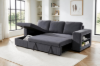 Picture of LUCENA Reversible Sectional Sofa Bed with Storage (Fine-striped Corduroy)