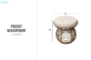 Picture of ORINDA Rattan Stool