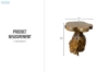 Picture of 650-063 Solid Teak Wood Side Table