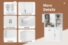 Picture of BAILEY 4-Door 2-Drawer Multifunctional Storage Cabinet