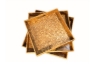 Picture of SATYA Crushed Capiz Shell Square Trays – Set of 3
