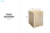 Picture of GRAYSON H60.5 Solid Teak Wood Pedestal Stand/Side Table