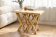 Picture of NATURA Solid Teak Wood Rectangle Side Table