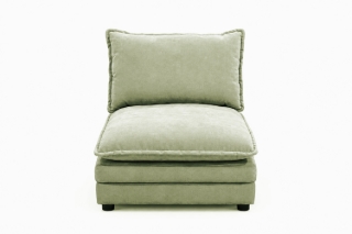 Picture of MELLOW Modular Sectional Sofa Range (Sage Green) - Armless Chair