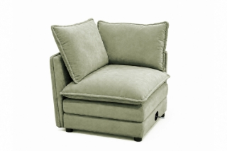 Picture of MELLOW Modular Sectional Sofa Range (Sage Green) - Left Facing Armchair