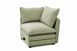 Picture of MELLOW Modular Sectional Sofa Range (Sage Green) - Right Facing Armchair