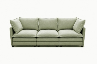 Picture of MELLOW Modular Sectional Sofa Range (Sage Green) - 3PC Combo Set (LAF Armchair + Armless + RAF Armchair)