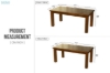 Picture of FLINDERS Solid Pine Wood Dining Table - 180CM X 90CM