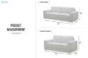 Picture of [FLOOR MODEL CLEARANCE] CORTONA 2 Seater Fabric Sofa